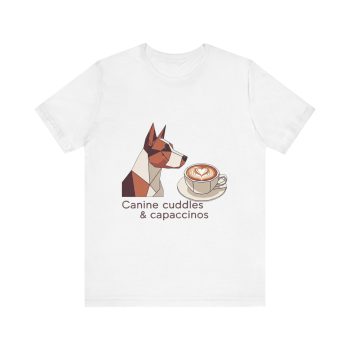 Canine Cuddles & Capaccinos Unisex Tee